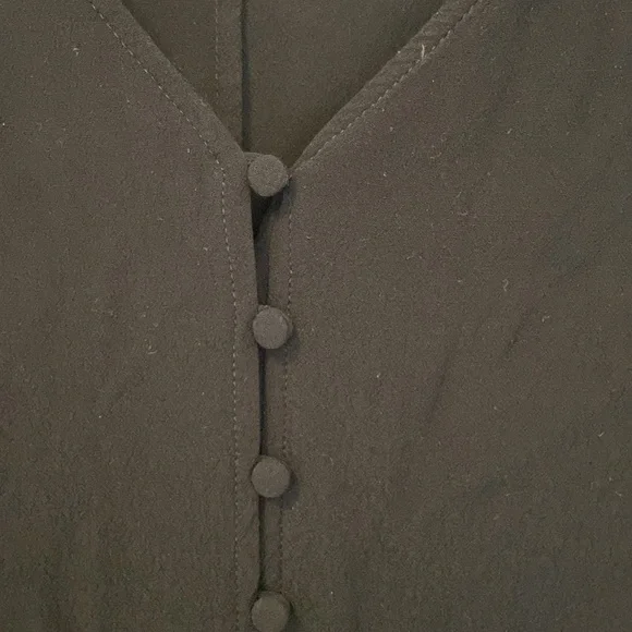 Madewell black boho flowy dress in black sz S - Picture 3 of 7